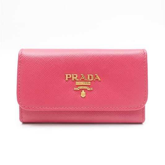 【DEAL】Prada Pink Saffiano Key Pouch