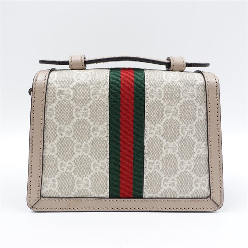 【deal】Pre-owned Gucci GG Supreme Coated Canvas Shoulder Bag-HZ