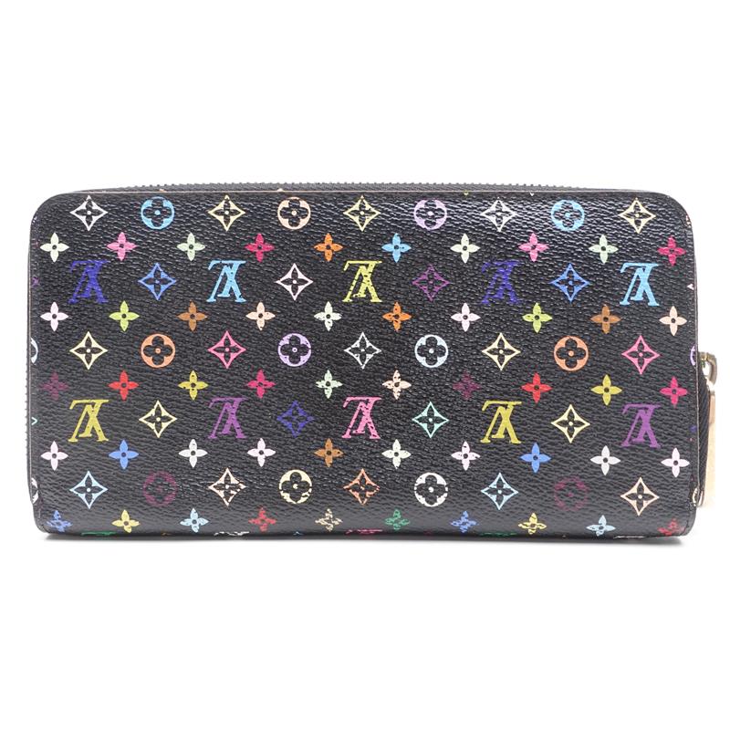 【DEAL】Pre-owned Louis Vuitton Black Multi Zippy Coated Canvas Wallet