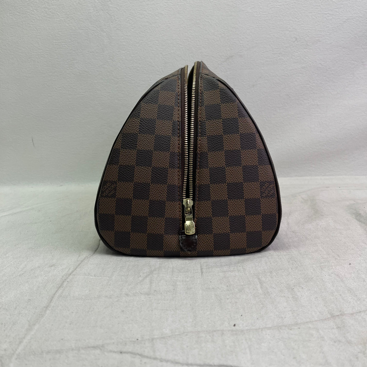 Pre-Owned Louis Vuitton Ribera MM Brown Damier Ebene Canvas Tote Bag T10436040