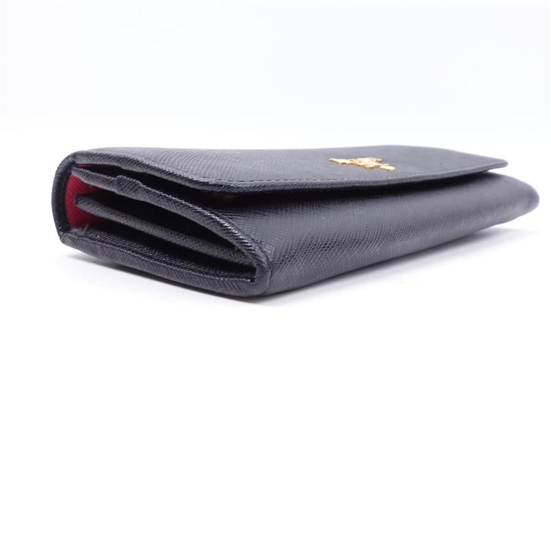 Pre-owned Prada Black Calfskin Wallet