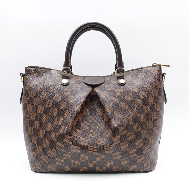 Pre-owned Louis Vuitton Siena Damier Eben Coated Canvas Shoulder Bag