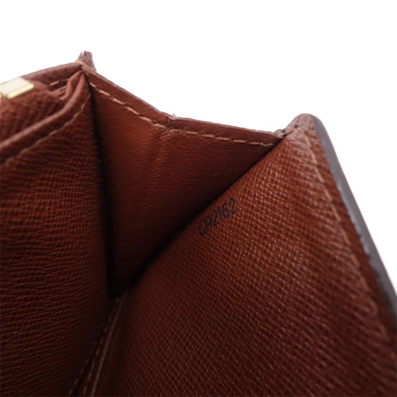 Pre-owned Louids Vuitton Brown Micro Coated Canvas Wallet-HZ