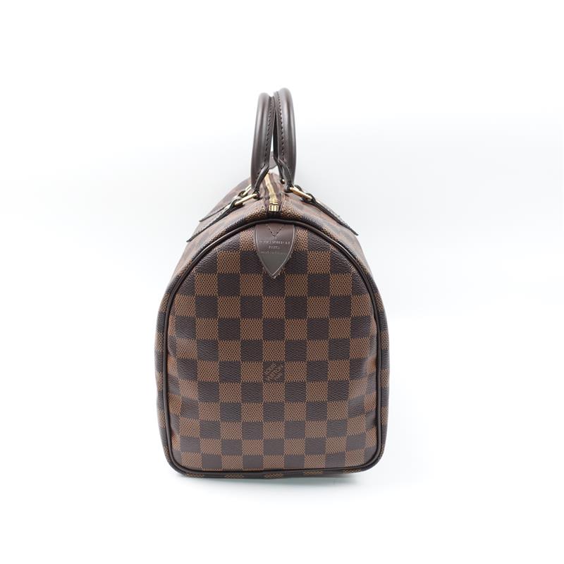 【DEAL】Louis Vuitton Speedy 30 Damier Ebene Coated Canvas Handbag