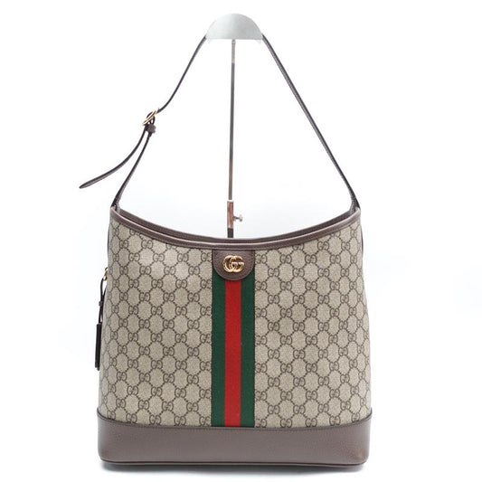 Pre-owned Gucci Ophidia Coated Canvas Shoulder Bag - HZ