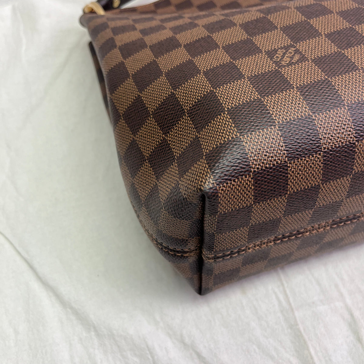 Pre-Owned Louis Vuitton Graceful Brown Damier Ebene Canvas Tote Bag T10383212
