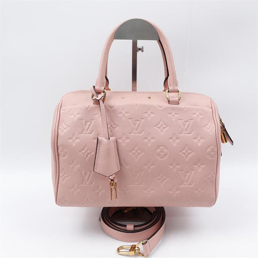 【DEAL】Pre-owned Louis Vuitton Calfskin Shoulder Bags Speedy 25 Pink Shoulder Bag-HZ