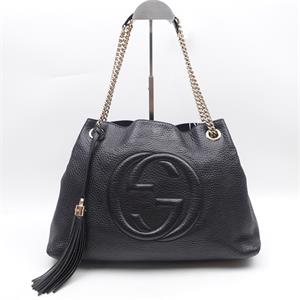 【Deal】Gucci Medium Black Soho Chain Bag