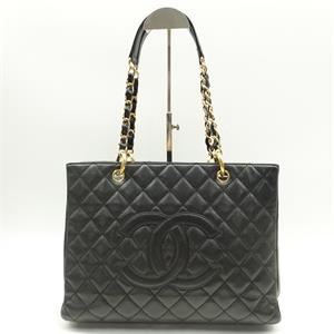 Chanel GST Black Caviar With Gold Hardware Tote