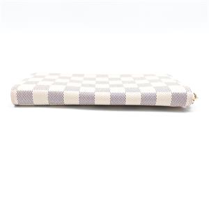 Louis Vuitton Clemence Damier Azur Canvas Long Zippy Wallet