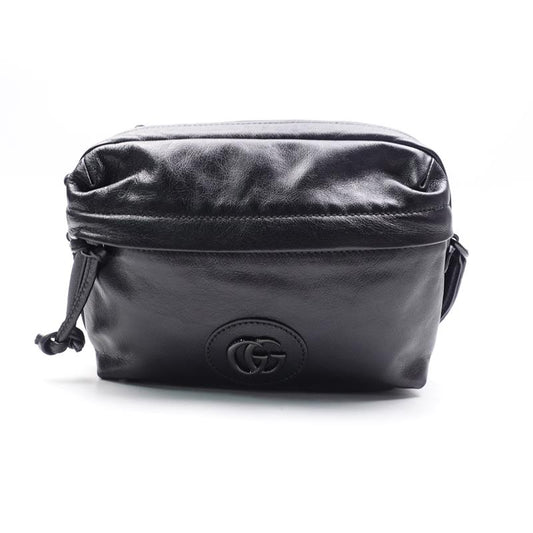 【DEAL】Pre-owned Gucci Black Calfskin Shoulder Bag-HZ