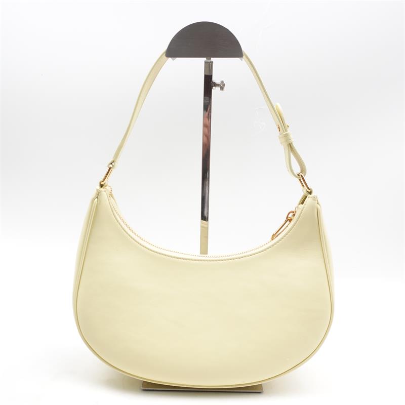 Pre-owned Celine Ava Yellow Calfskin Armpit Bag-HZ