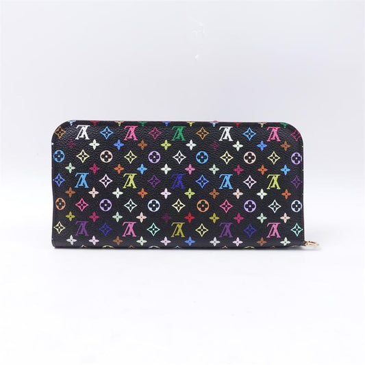 Pre-owned Louis Vuitton Multi Black Insolite Coated Canvas Long Wallet