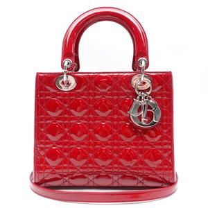 【DEAL】Pre-owned DIOR Shoulder Bag Shoulder Bags Lady Medium Red Shoulder bag-HZTT