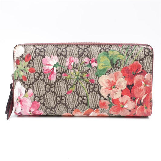 Gucci Bloom GG Coated Canvas Zippy Wallet