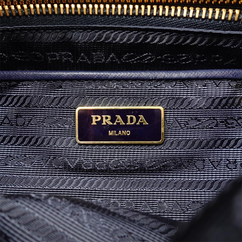 Pre-owned Prada Blue Nylon Shoulder Bag