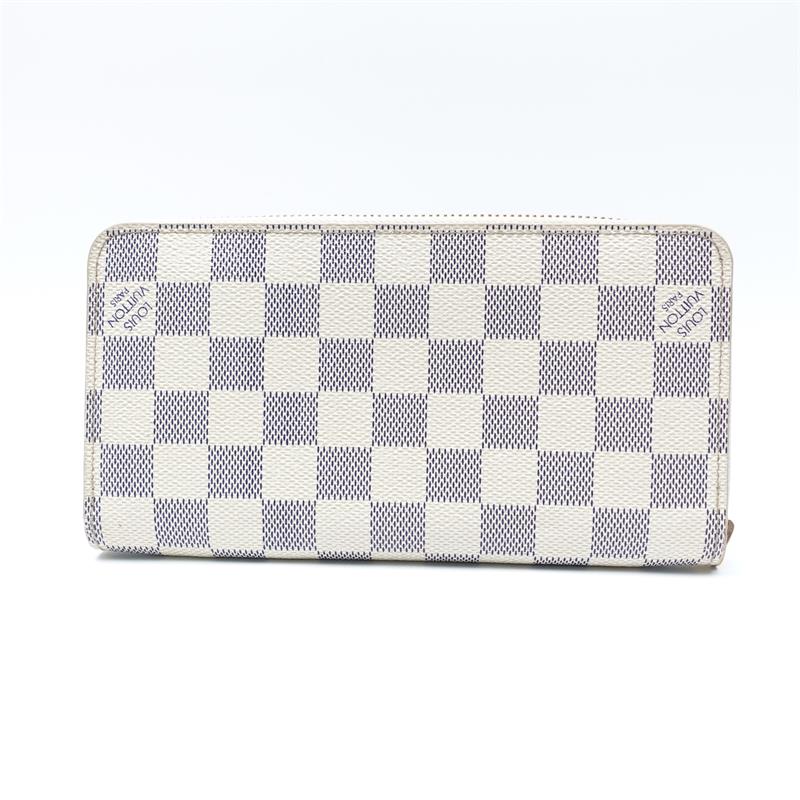 Pre-owned Louis Vuitton Damier Azur Coated Canvas Wallet