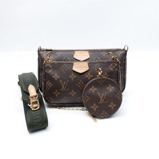 Pre-owned Louis Vuitton MULTI POCHETTE ACCESSORIES Coated Canvas Shoulder Bag