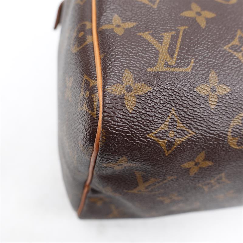 Pre-owned Louis Vuitton Speedy 30 Monogram Coated Canvas Handle Bag