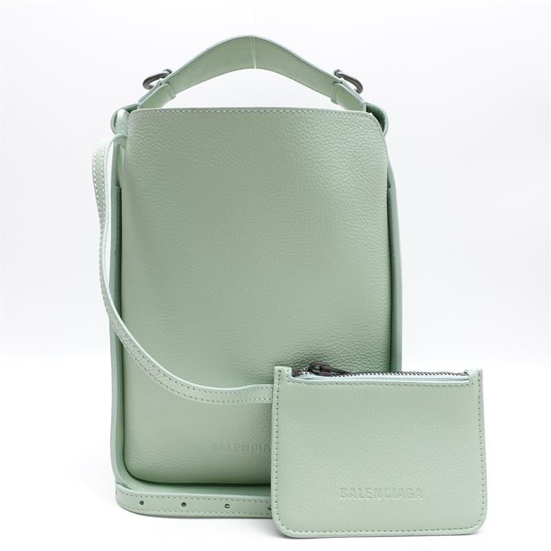 Pre-owned Balenciaga Tool 2.0 Green Calfskin Shoulder Bag-HZ