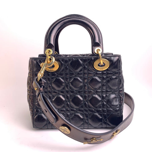 Pre-owned DIOR Leather Shoulder Bags Lady ABC Black Shoulder Bag-HZTT