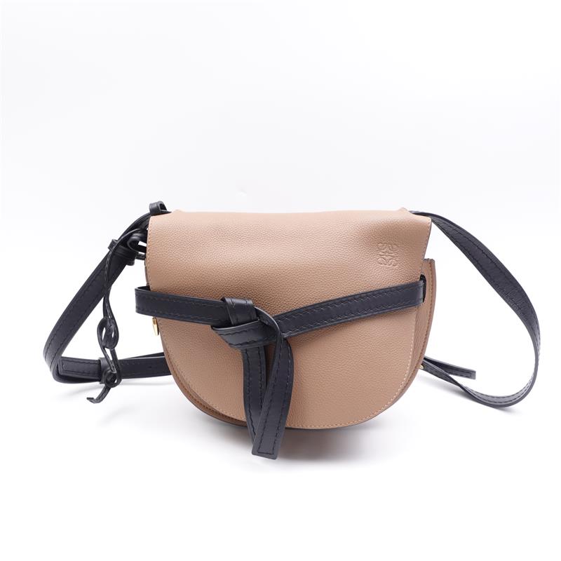 【DEAL】Pre-owned Loewe Brown Gate Calfskin Shoulder Bag-HZ