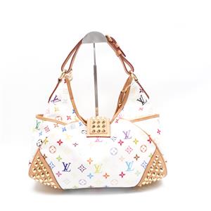 Louis Vuitton Chrissie Handbag Monogram Multicolor White