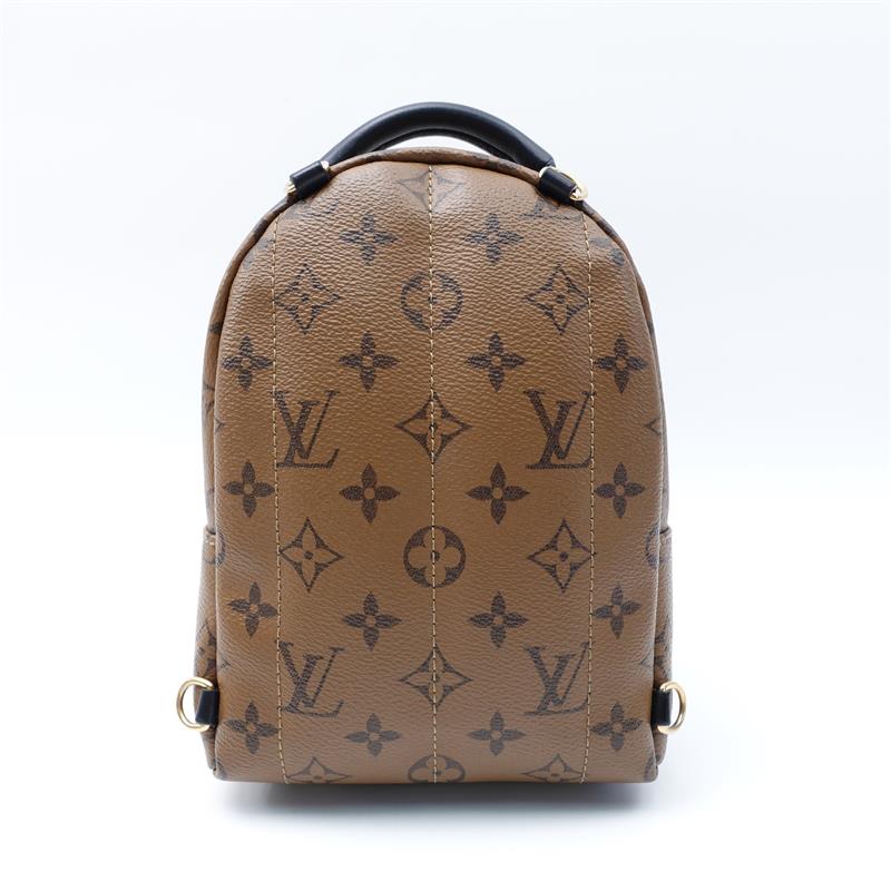 Pre-owned Louis Vuitton Palm Spring Mini Reverse Coated Canvas Backpack