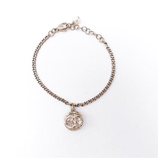 【Deal】Pre-owned Chanel Golden Alloy Diamond  Bracelets-TS