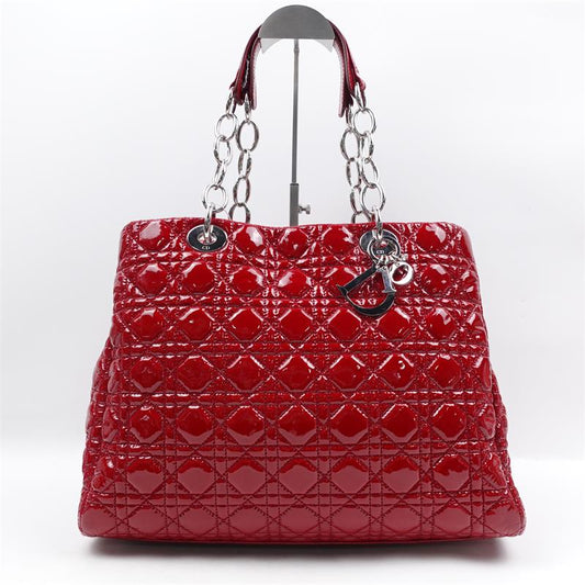 【DEAL】Dior Cannage Red Vernis Tote - HZTT