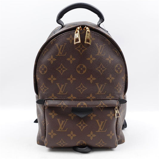 【Deal】Pre-owned Louis Vuitton Canvas Backpacks Palm Springs PM Monogram Brown Coated Backpack-HZTT