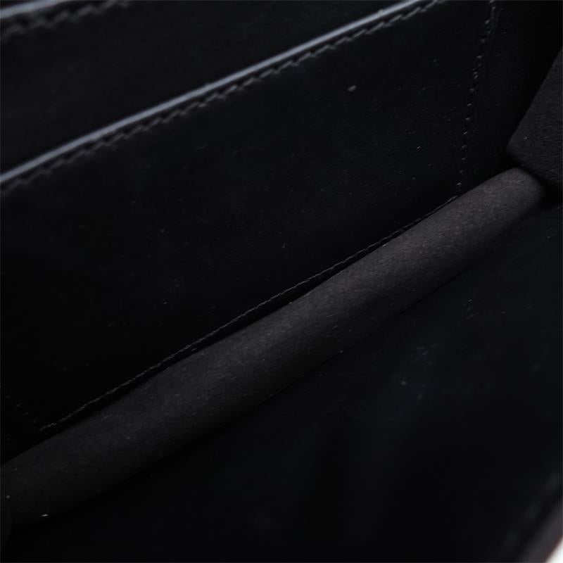 【DEAL】Pre-owned Burberry The Buckle Small Black Calfskin Shoulder Bag