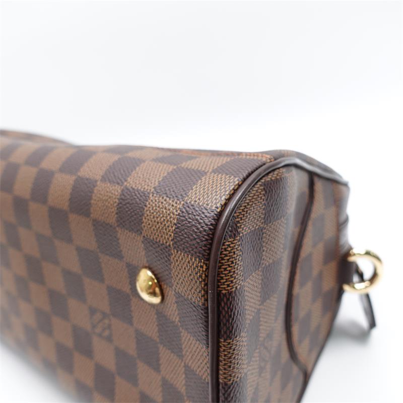 Pre-owned Louis Vuitton Duomo Damier Eben Coated Canvas Handle Bag