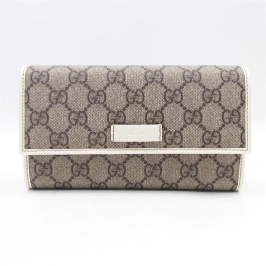Pre-owned Gucci Beige Coated Canvas Wallet-HZ