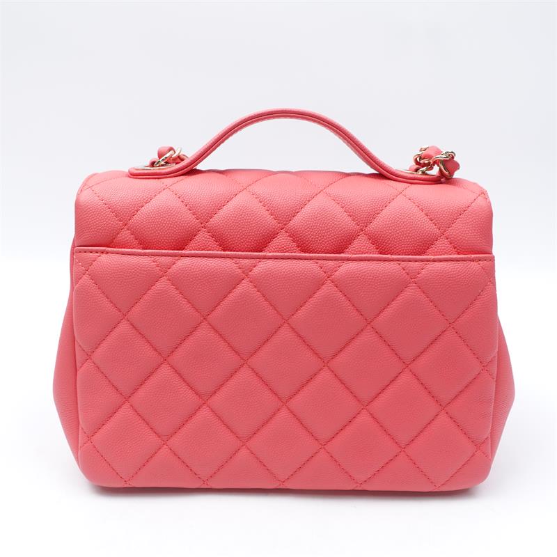 Pre-owned Chanel Pink 23S Calfskin Shoulder Bag