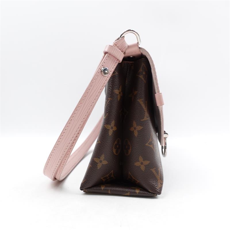 【Deal】Louis Vuitton Saint Michel Pink Monogram EPI Shoulder Bag -TS