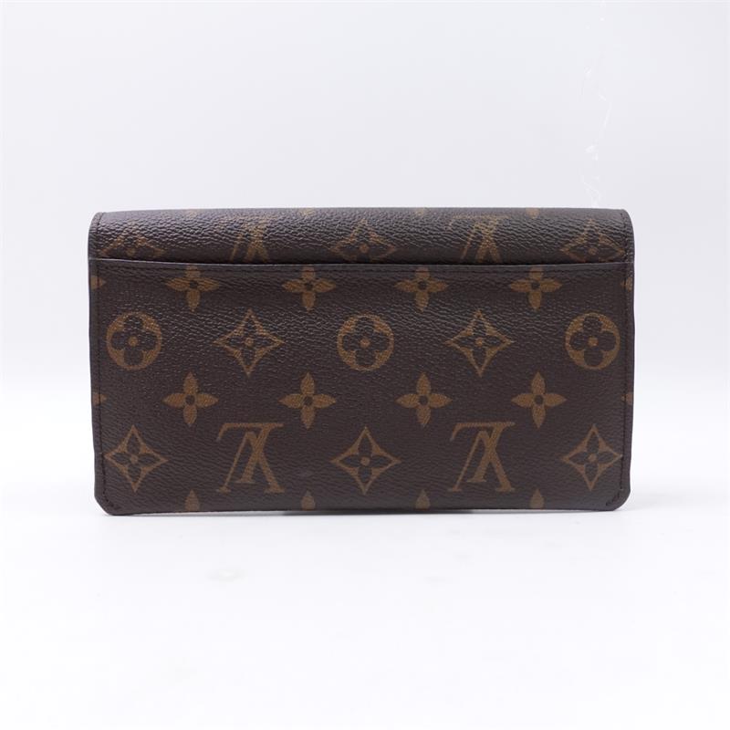 Pre-owned Louis Vuitton Jeanne Monogram 3 in 1 Coated Canvas Wallet