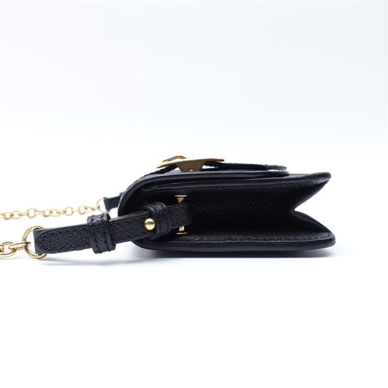 【DEAL】Pre-owned Burberry The Buckle Small Black Calfskin Shoulder Bag