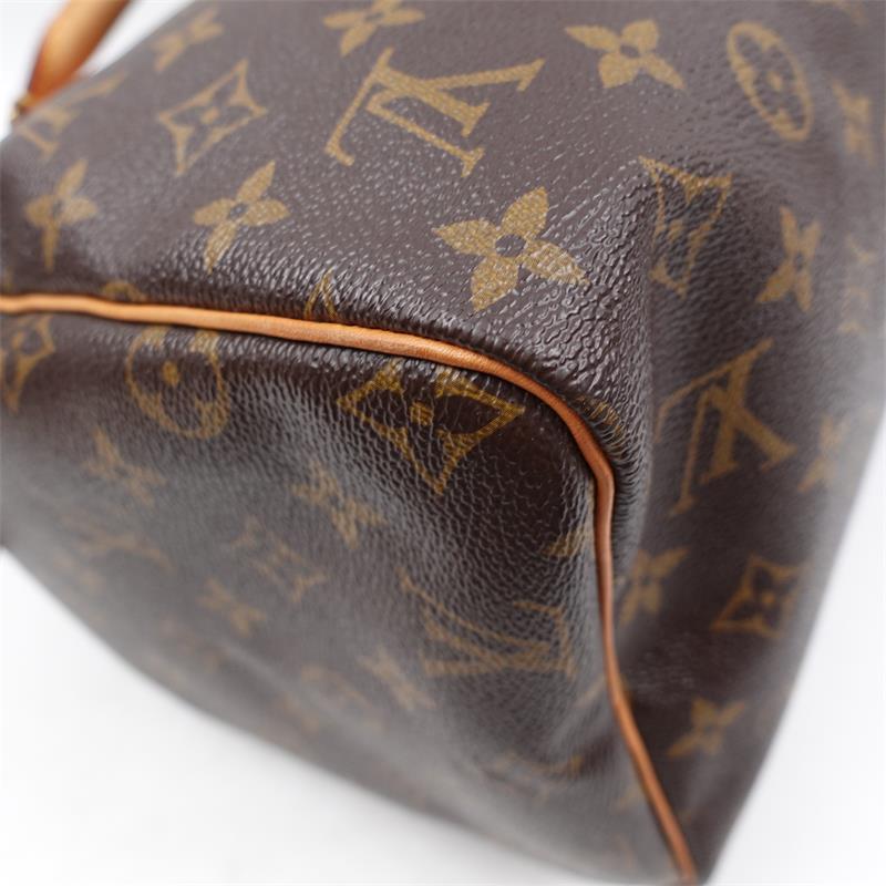 Pre-owned Louis Vuitton Speedy 30 Monogram Coated Canvas Handle Bag