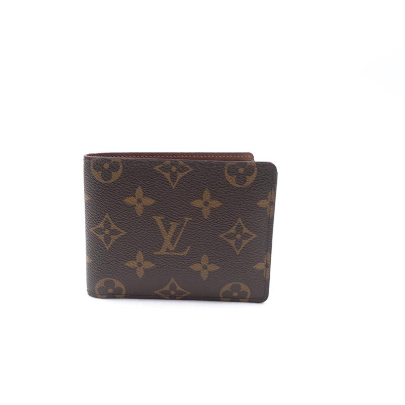 Pre-owned Louis Vuitton Monogram Coated Canvas Short Wallet