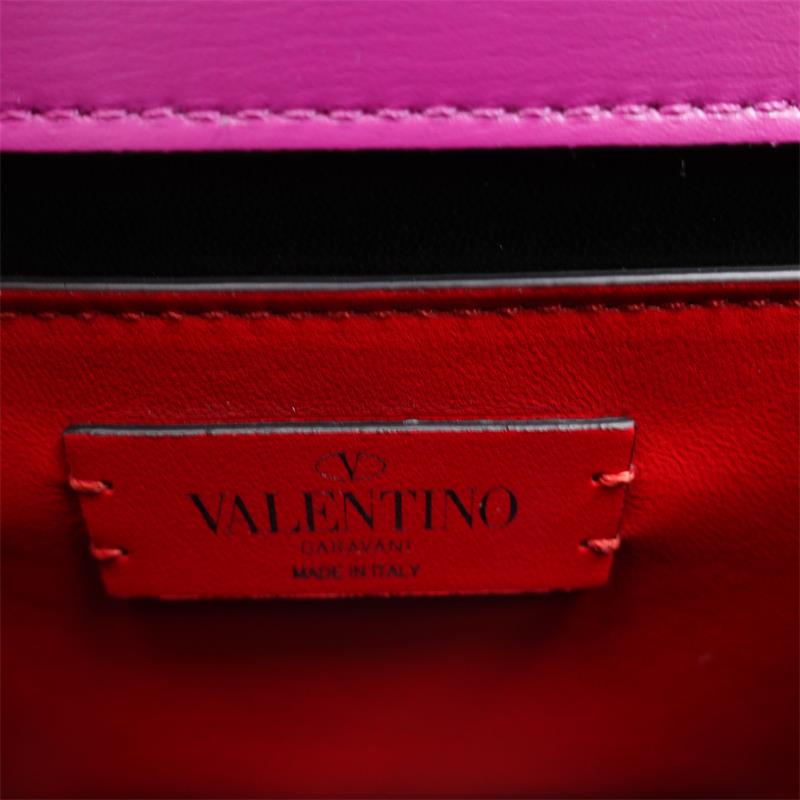 Pre-owned Valentino Purple Vsling Calfskin Crossbody-HZ