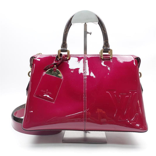 Pre-owned Louis Vuitton Miroir Rose Pink Vernis Crossbody Bag-TS
