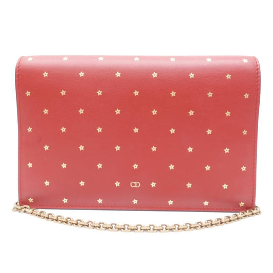 【DEAL】Pre-owned Dior WOC Star Print Red Calfskin Crossbody Bag