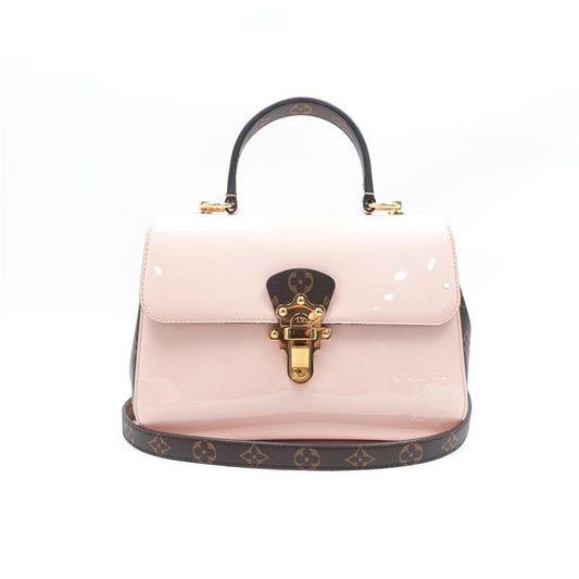 Pre-owned Louis Vuitton  Cherrywood Pink Vernis Shoulder Bag-TS