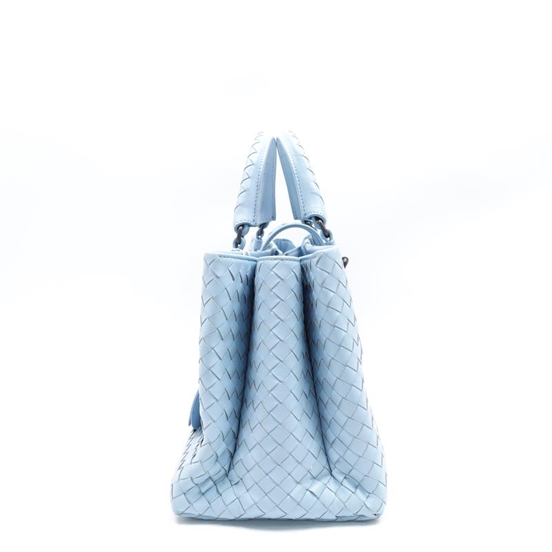 Pre-owned Bottega Veneta Blue Roma Medium - HZTT