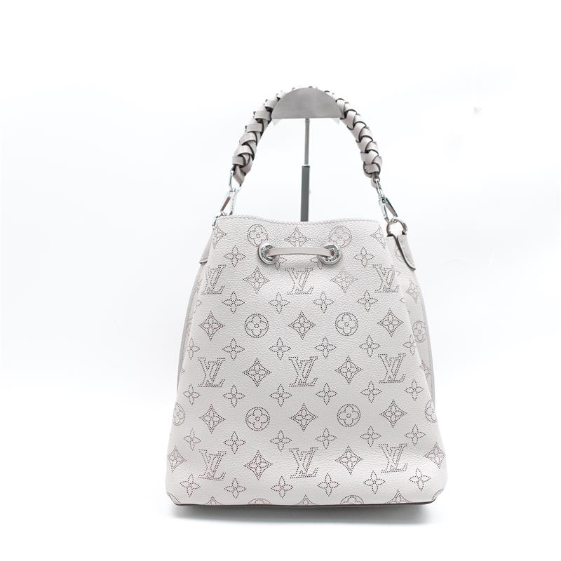 Pre-owned Louis Vuitton Muria Grey Calfskin Shoulder Bag