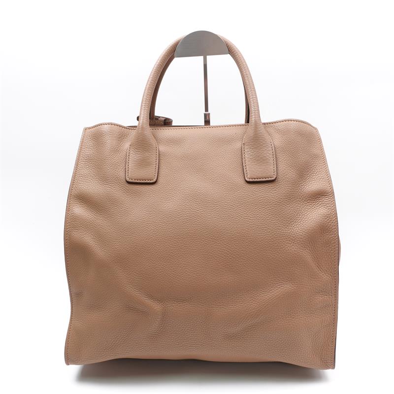 【DEAL】Prada Milktea Color Calfskin Handbag