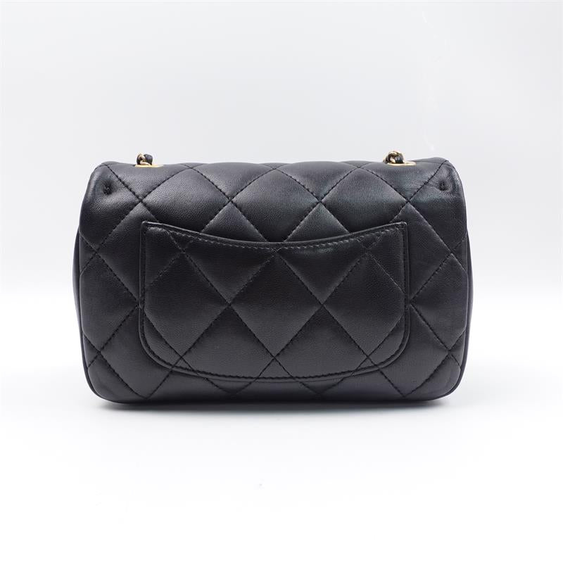 Pre-owned Chanel CF Mini Calfskin Shoulder Bag