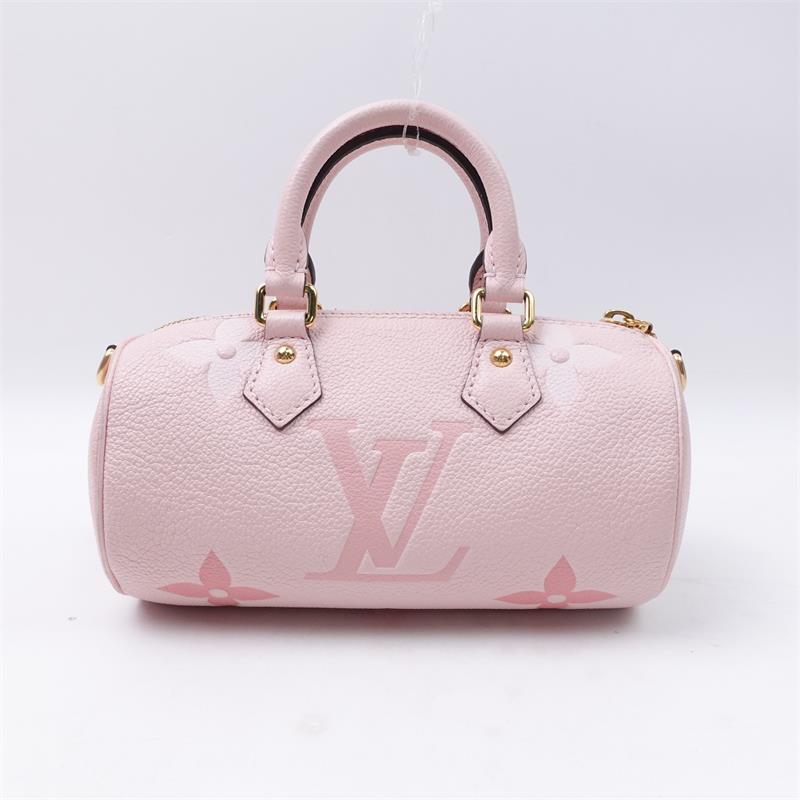 Pre-owned Louis Vuitton Pink Papillon Trunk Calfskin Shoulder Bag