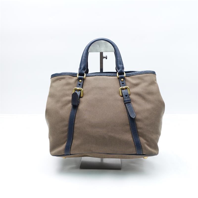 【DEAL】Pre-owned Prada Brown Canvas Tote